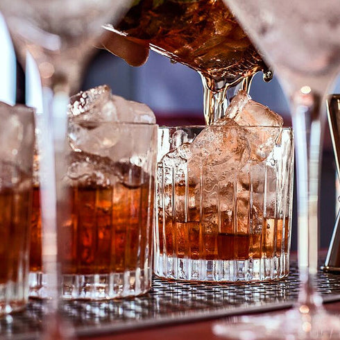 Deco Crystal Whisky Glasses Gift Set
